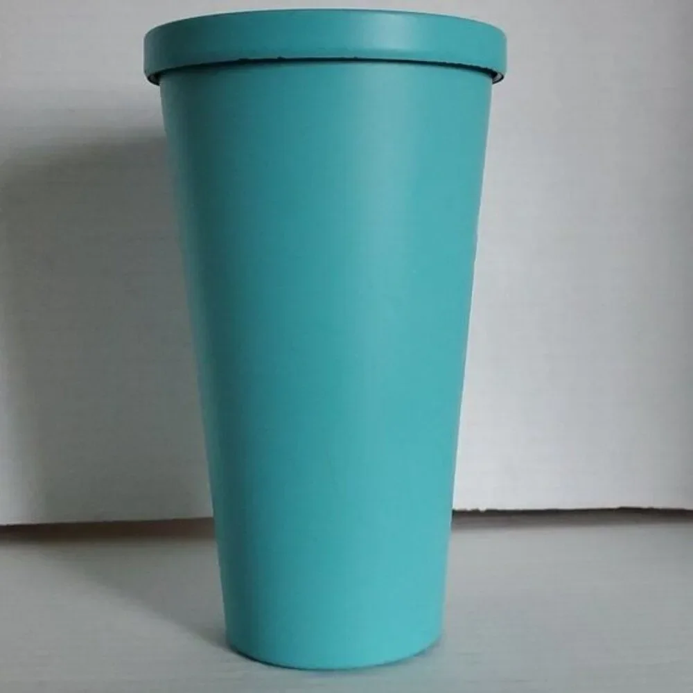 16 oz Starbucks Cold Travel Tumbler ROBIN EGG Teal Blue Stainless Steel Grande